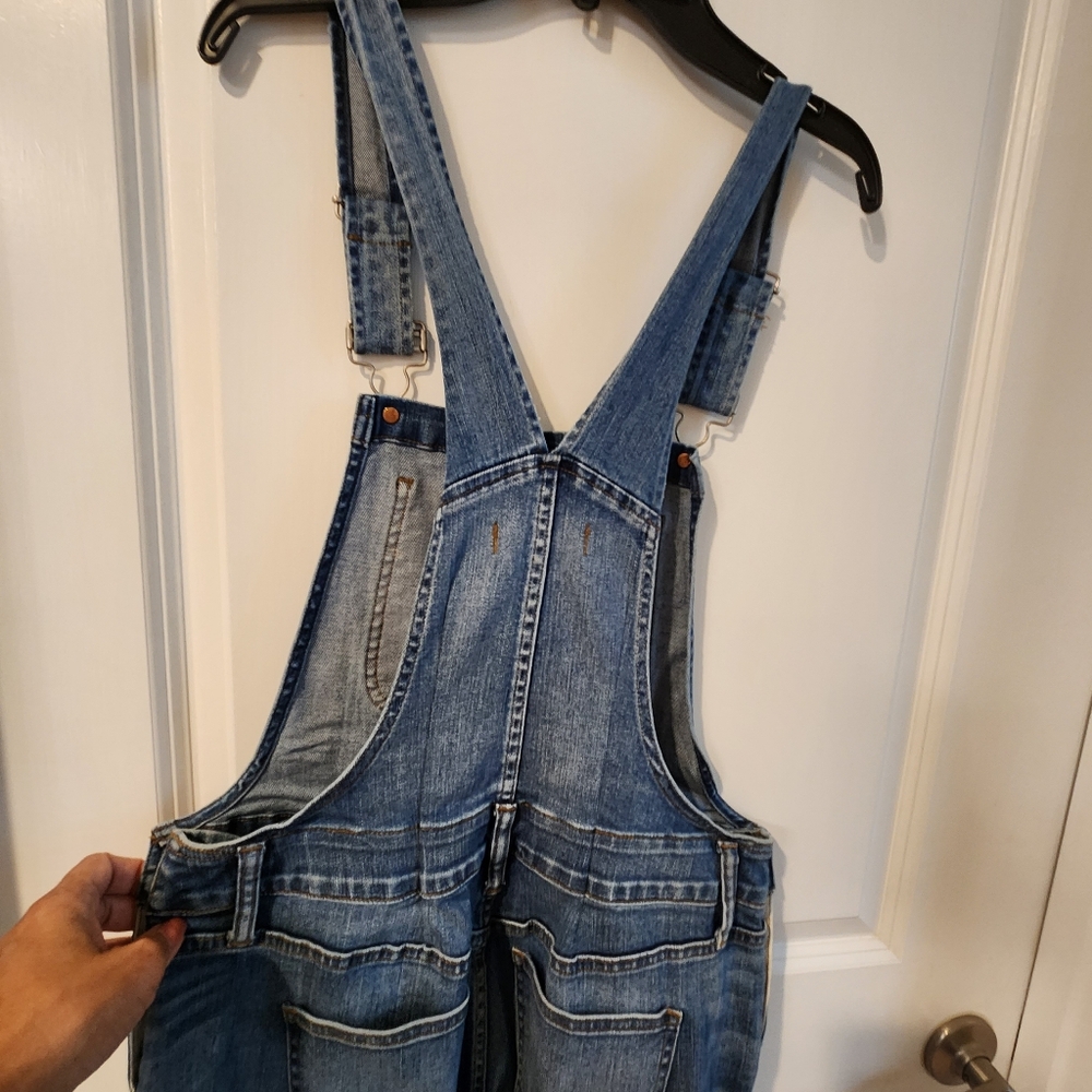 Madewell Blue Denim Jeans Overalls - Picture 11 of 14